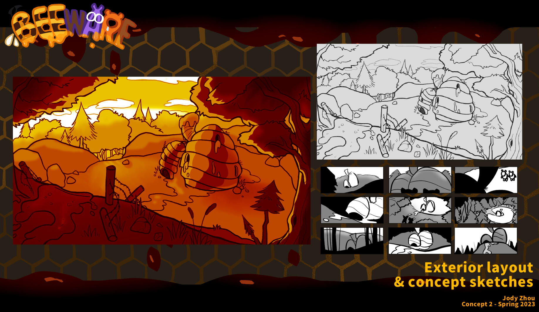 Exterior Layout &amp; Concept Sketches