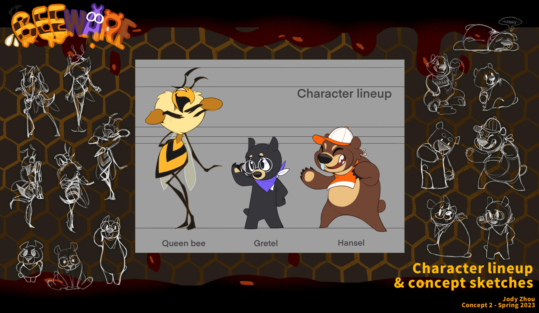 Character Lineup &amp; Concept Sektches